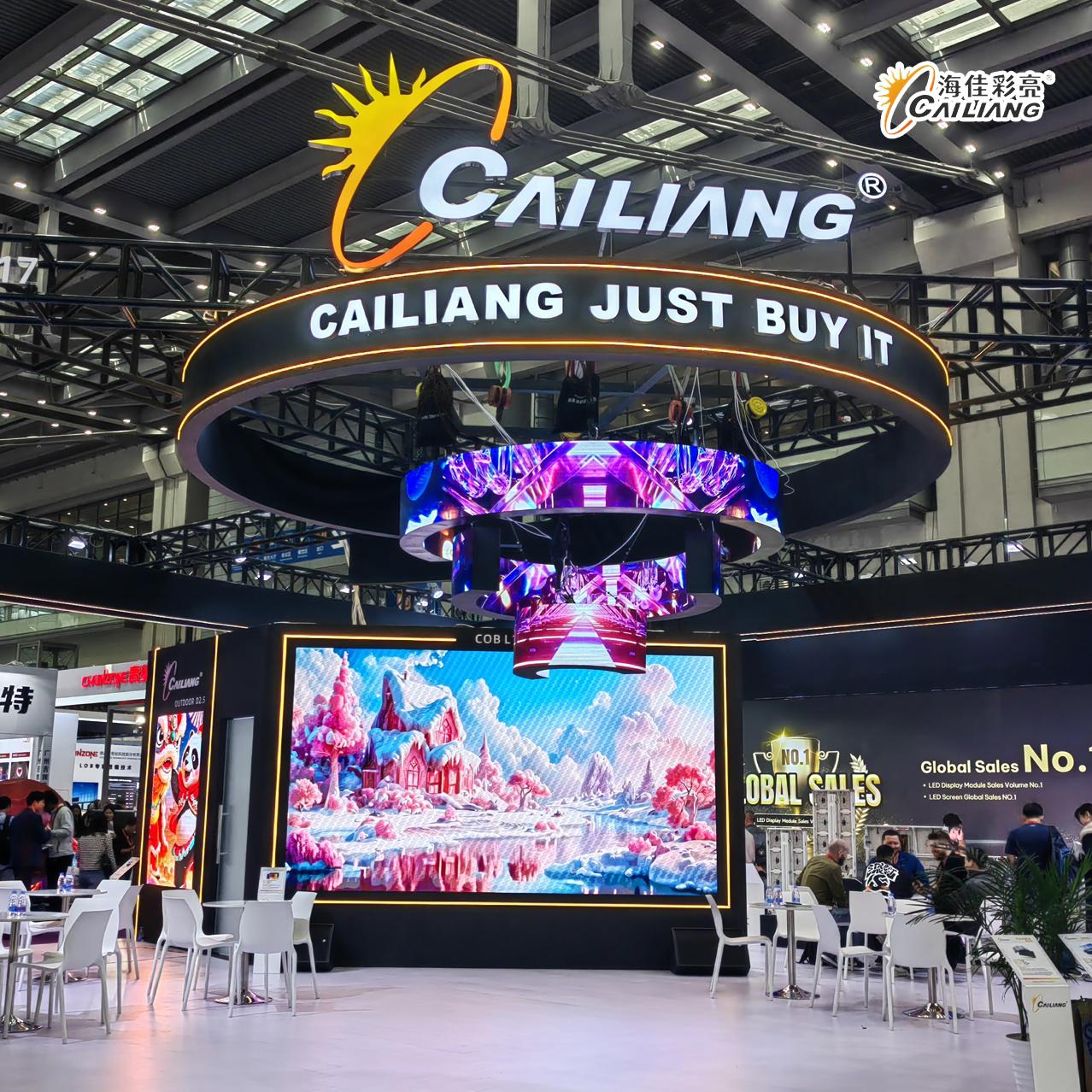 LED Display Manufacturer Cailiang Showcases at LED CHINA 2025 Exhibition